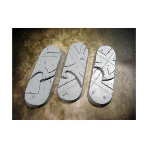 Secret Weapon Miniatures 25x70mm Bike/Cavalry Beveled Bases - Alien Temple New