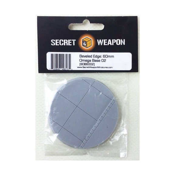 Secret Weapon Miniatures 60mm Beveled Base - Omega #2 New
