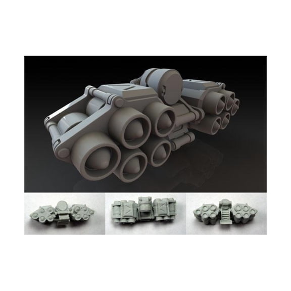 Secret Weapon Miniatures Missile Pods - 5 Open New
