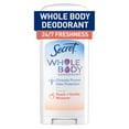 thumbnail image 1 of Secret Whole Body Deodorant Stick Aluminum Free, Peach & Vanilla 2.6oz, 1 of 12