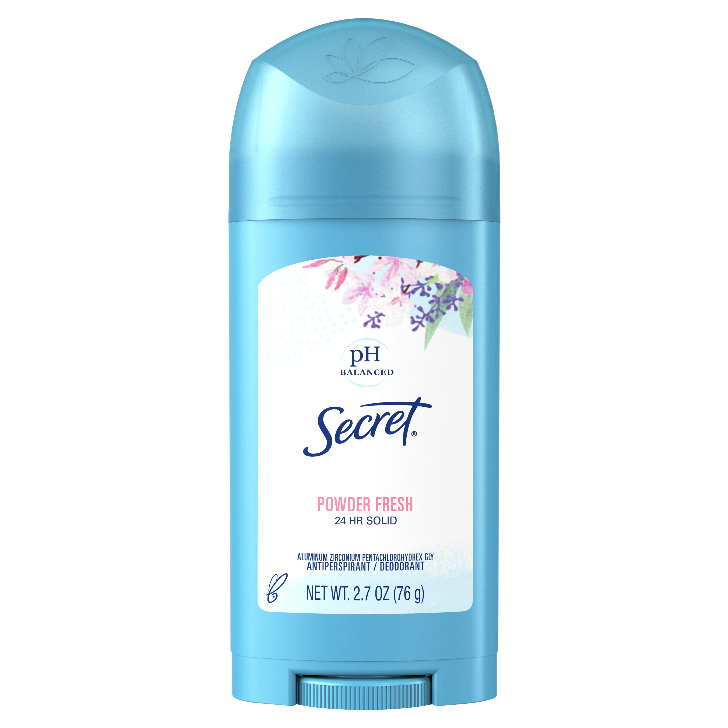 Secret Wide Solid Antiperspirant Deodorant, Powder Fresh, 2.7 oz - image 1 of 7