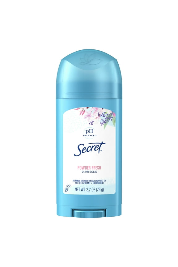 Wide Solid Antiperspirant Deodorant, Powder Fresh, 2.7 oz