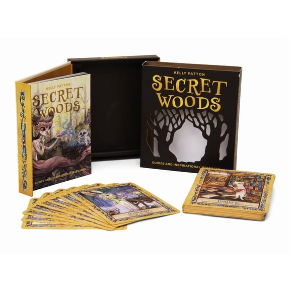 Secret Woods: Guides and Inspirational Messages (Oracle Kit Box Set with 28 Cards and Guide Book), (Paperback)