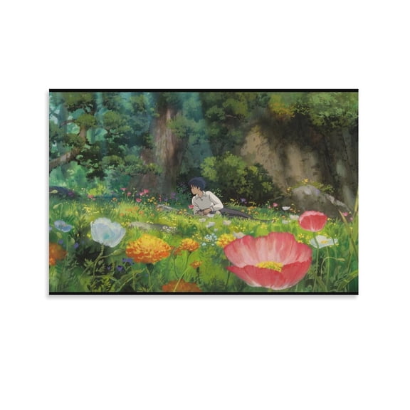 The Secret World of Arrietty Poster Anime Japanese Posters Art Print Wall Photo Paint Poster Hanging Picture Family Bedroom Decor Gift 08x12inch(20x30cm)