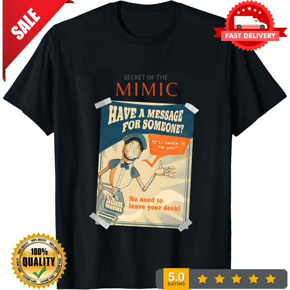 Secret of the Mimic Digityper Mail Bot Softstyle Adult T-Shirt Shirt ...