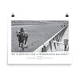 Secretariat Belmont Stakes Black and White Print, Horse Racing Wall Art ...