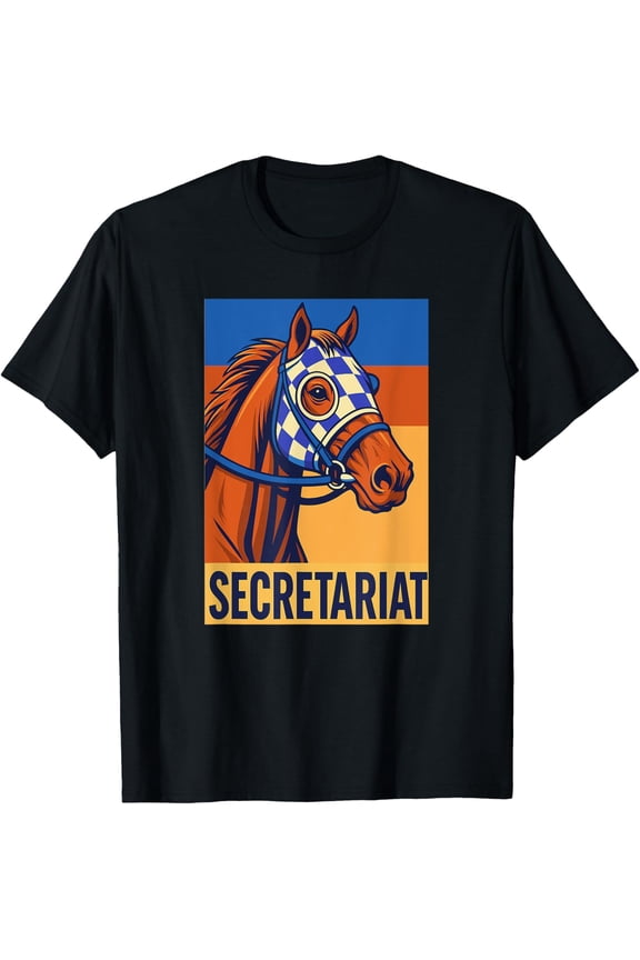 Secretariat Horse Horse Racing Del Mar Santa Anita T-Shirt V1 All Size S-5Xl