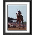 thumbnail image 1 of Secretariat Kentucky Derby 2x Matted 28x34 Large Black Ornate Framed Art Print, 1 of 2