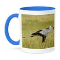 thumbnail image 1 of Secretary Bird, Masai Mara Game Reserve, Kenya - Na02 Aje0324 - Adam Jones, 15oz Two-Tone Blue Mug, 1 of 7