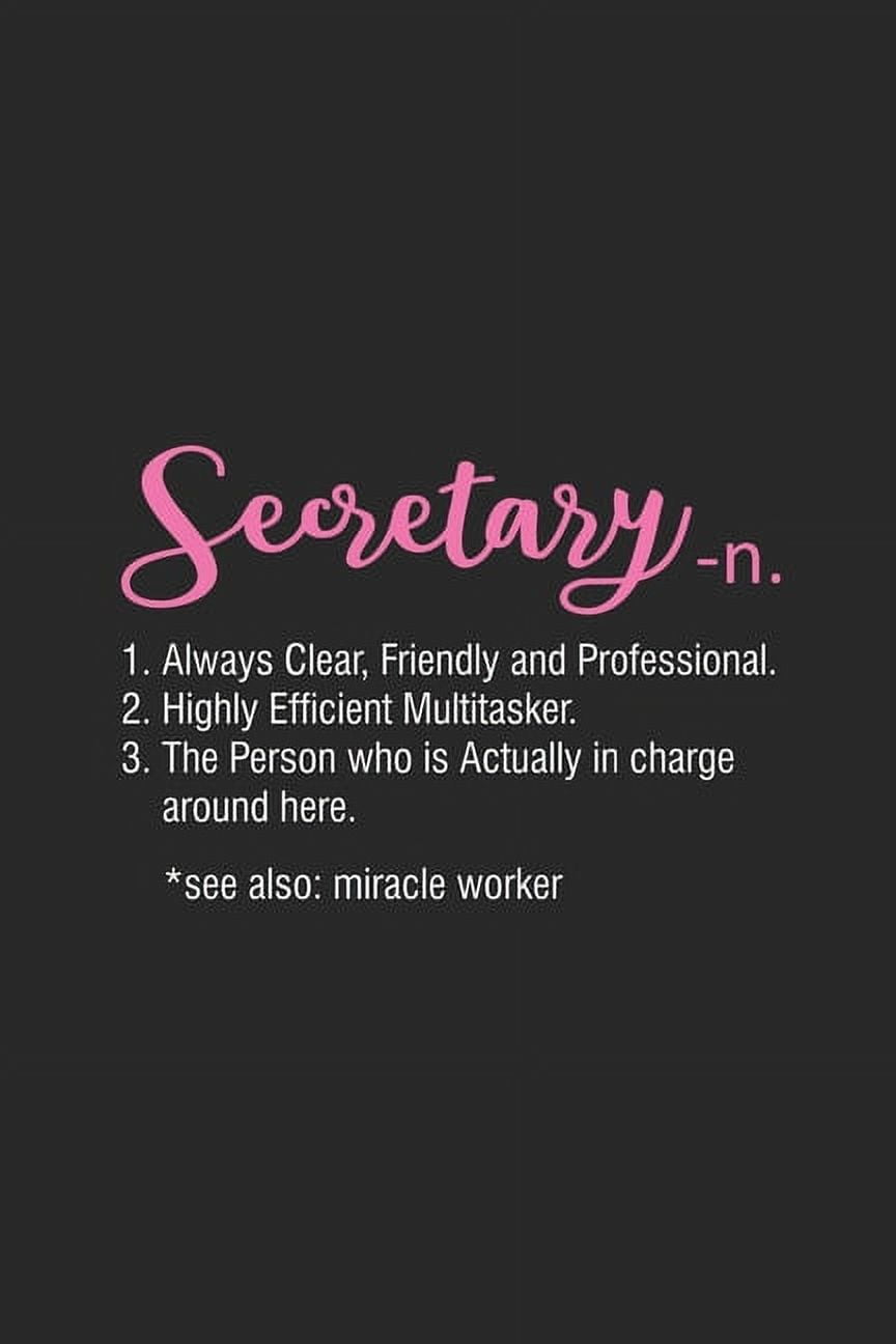 Secretary Funny Office Humor, Secretary Dictionary Definition