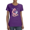 thumbnail image 1 of Secretly A Mermaid T-Shirt Women -Smartprints Designs, Female 3X-Large, 1 of 4