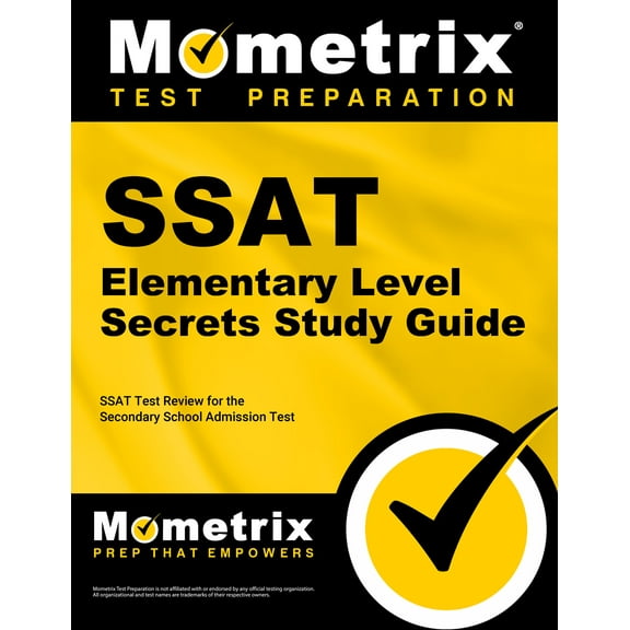 Secrets (Mometrix): SSAT Elementary Level Secrets Study Guide : SSAT Test Review for the Secondary School Admission Test (Paperback)