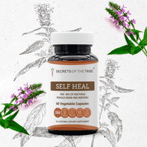Secrets Of The Tribe Self Heal Capsules Dietary Supplement, Natural Herbal Capsules for Immune Health and Inflammatory Support, Self Heal (Heal all, Prunella vulgaris) Dried Herb, 60 Capsules