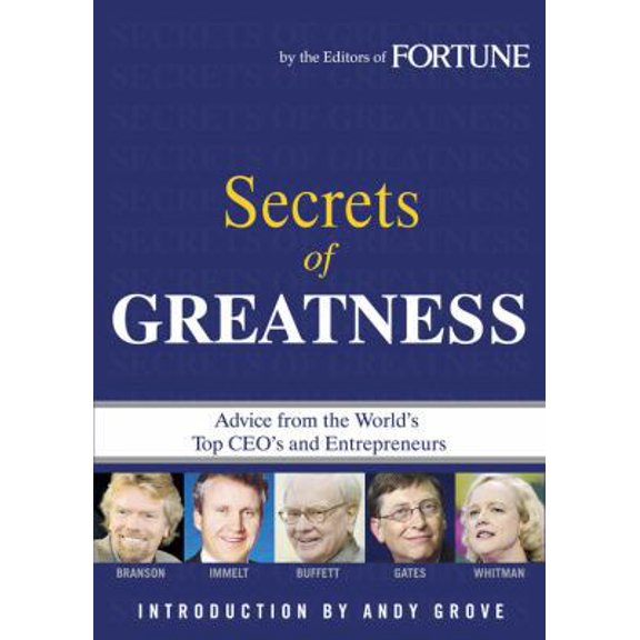 Pre-Owned Fortune: Secrets of Greatness (Hardcover) 1933405902 9781933405902