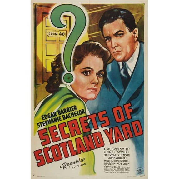 Secrets of Scotland Yard Movie Poster - 27 x 40 in.