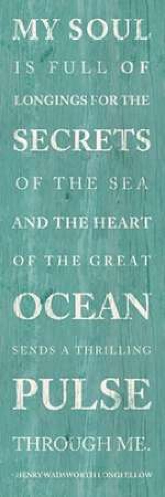 Secrets of the Sea Canvas Art - Sd Graphics Studio (8 x 24)