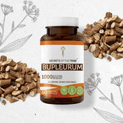 Secrets of the Tribe Bupleurum 60 Capsules, 500 mg, Organic Bupleurum (Bupleurum Chinense) Dried Root