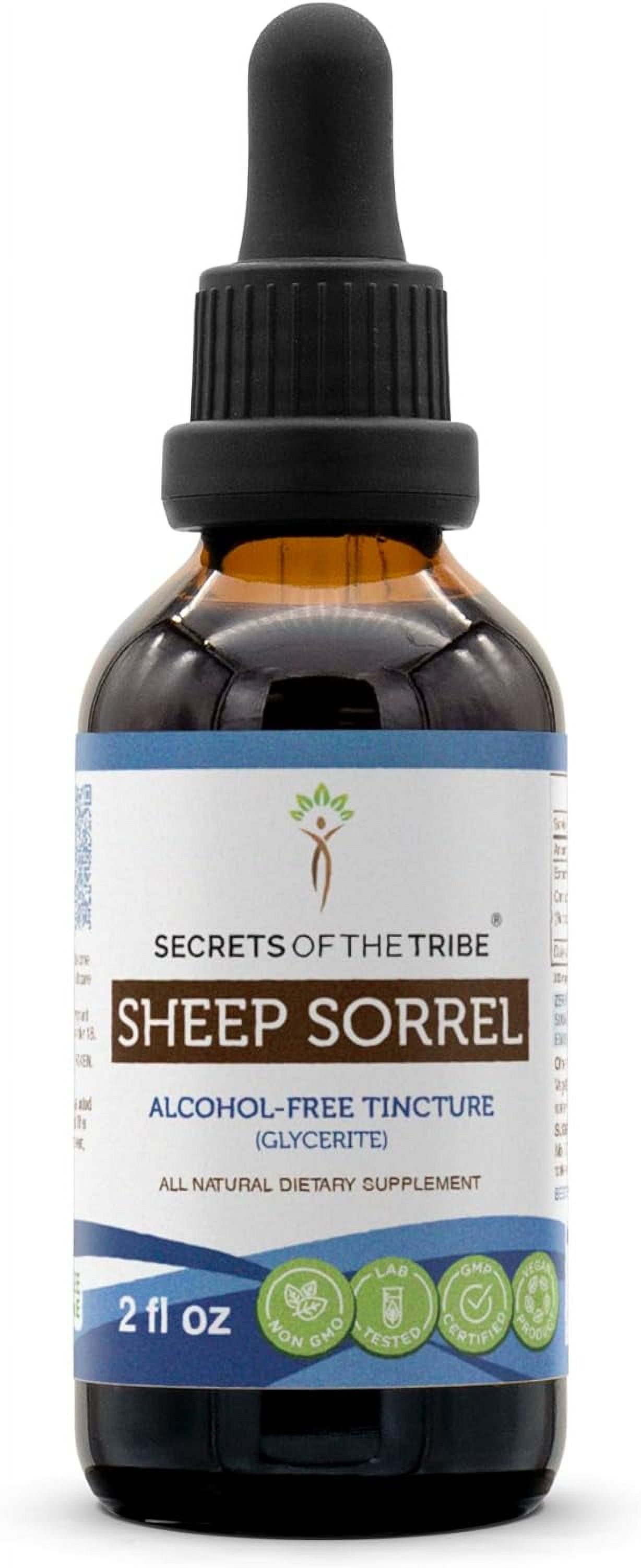 Secrets of the Tribe Sheep Sorrel Tincture AlcoholFree Extract, Made