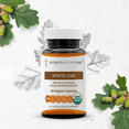 thumbnail image 1 of Secrets Of The Tribe White Oak Organic Capsules Dietary Supplement, Natural Herbal Capsules for Digestive Support, Certified Organic White Oak (Quercus alba) Dried Bark, 60 Capsules, 1 of 9
