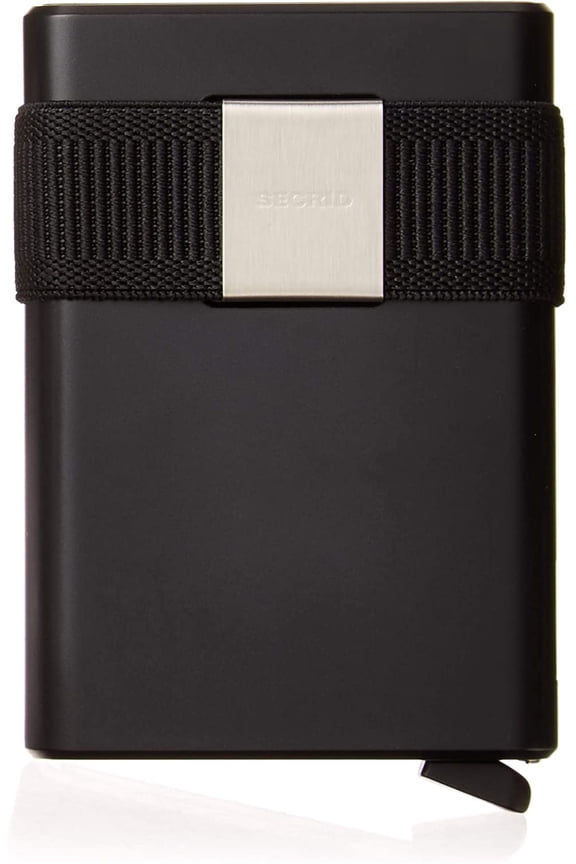 C-Black Cardslide Wallet, Black