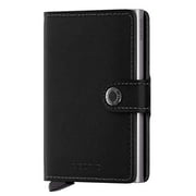 Secrid mini wallet genuine black leather with RFID protection / with one click all cards slide out gradually