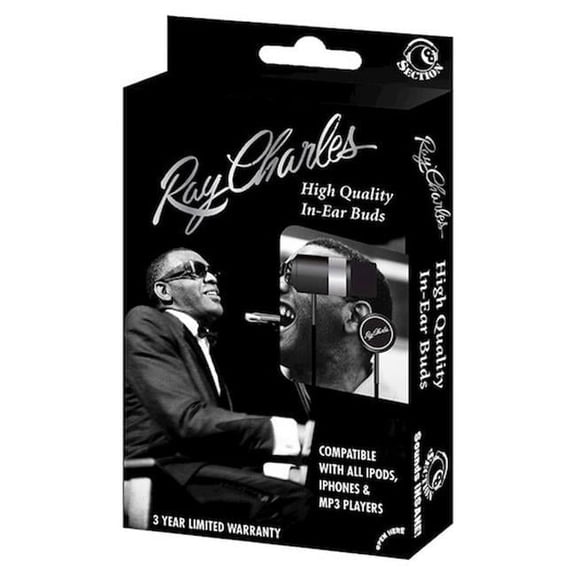 Section 8 RBW6489 Ray Charles In-Ear Buds Window Box