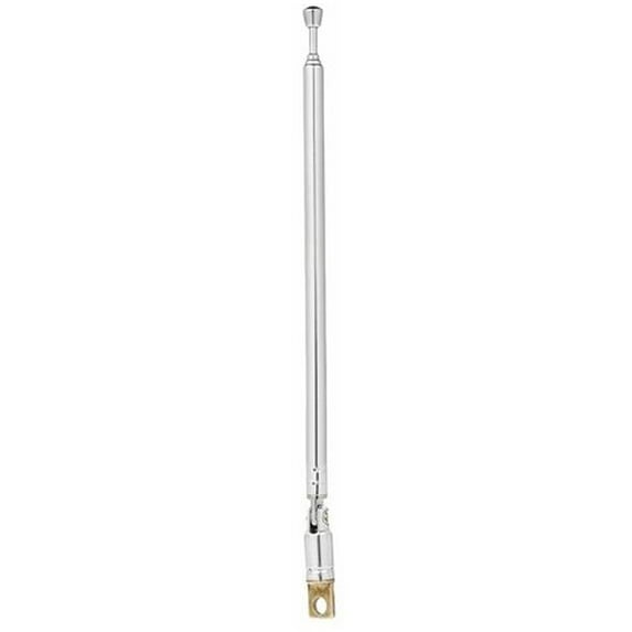 Section Telescopic Fm Radio Antenna 360° Rotating Chromed Copper ...