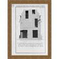 thumbnail image 1 of Section of the pedestal of Trajan column, the main port and first order of steps 28x38 Large Gold Ornate Wood Framed Canvas Art by Giovanni Battista Piranesi, 1 of 2