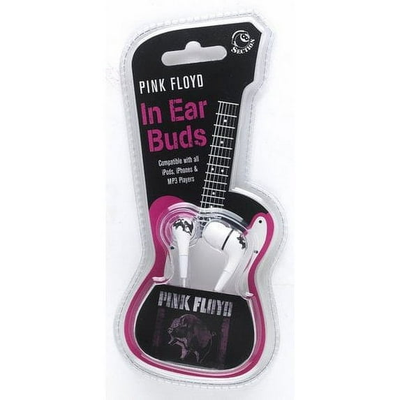 Section8 RGG-6595 Pink Floyd Ear Buds - White/Black