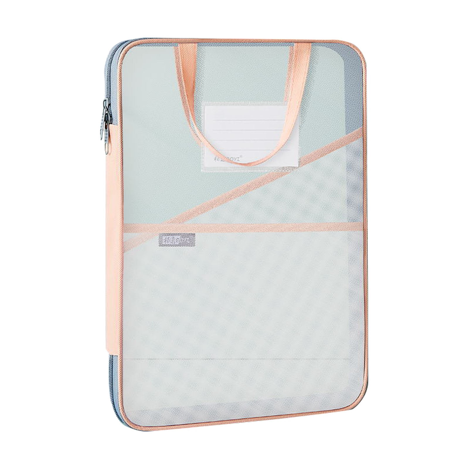 File Pouch C Sectional File Pouch, Tyeign Mesh Zipper Pouch Bag Transparent Exams ...