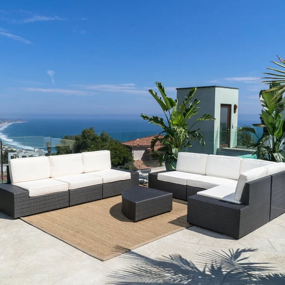 Sectional Seating Group for Garden / Provide Comfortable Outdoor Seating