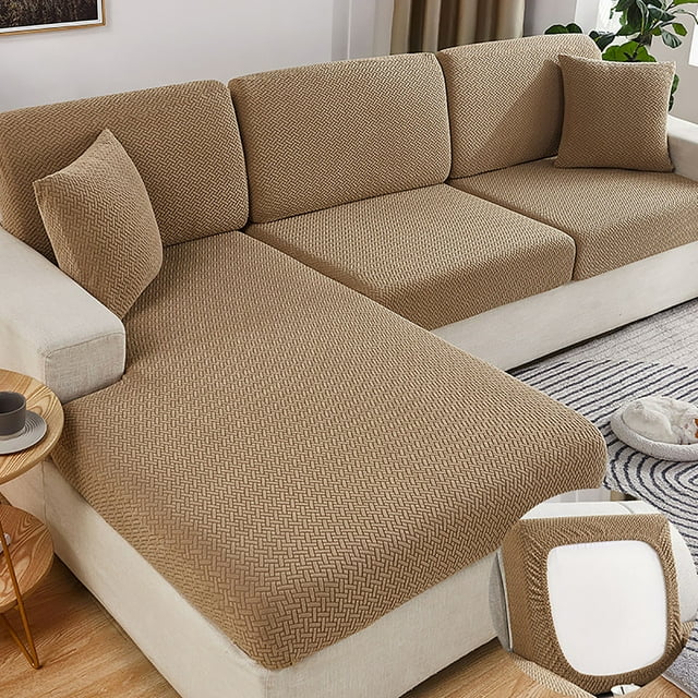 Sectional Slipcovers with Chaise Pet Proof Sofa Cover Storage Covers
