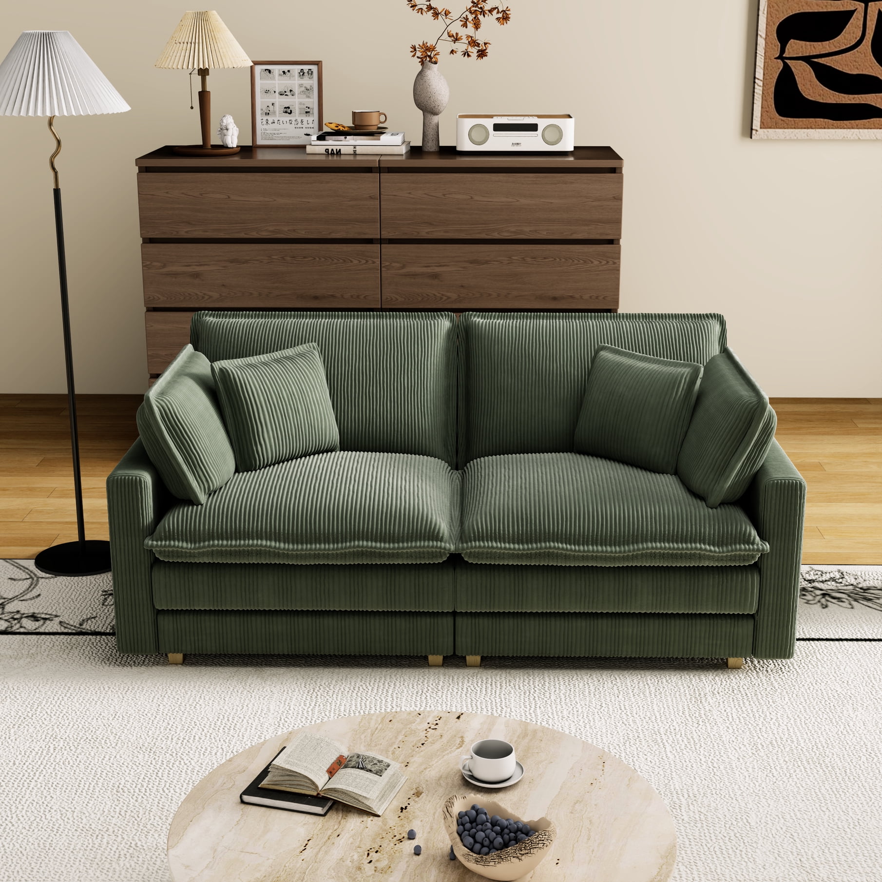 Sectional With A Removable For Customizable Seating Modern Deep Seat ...