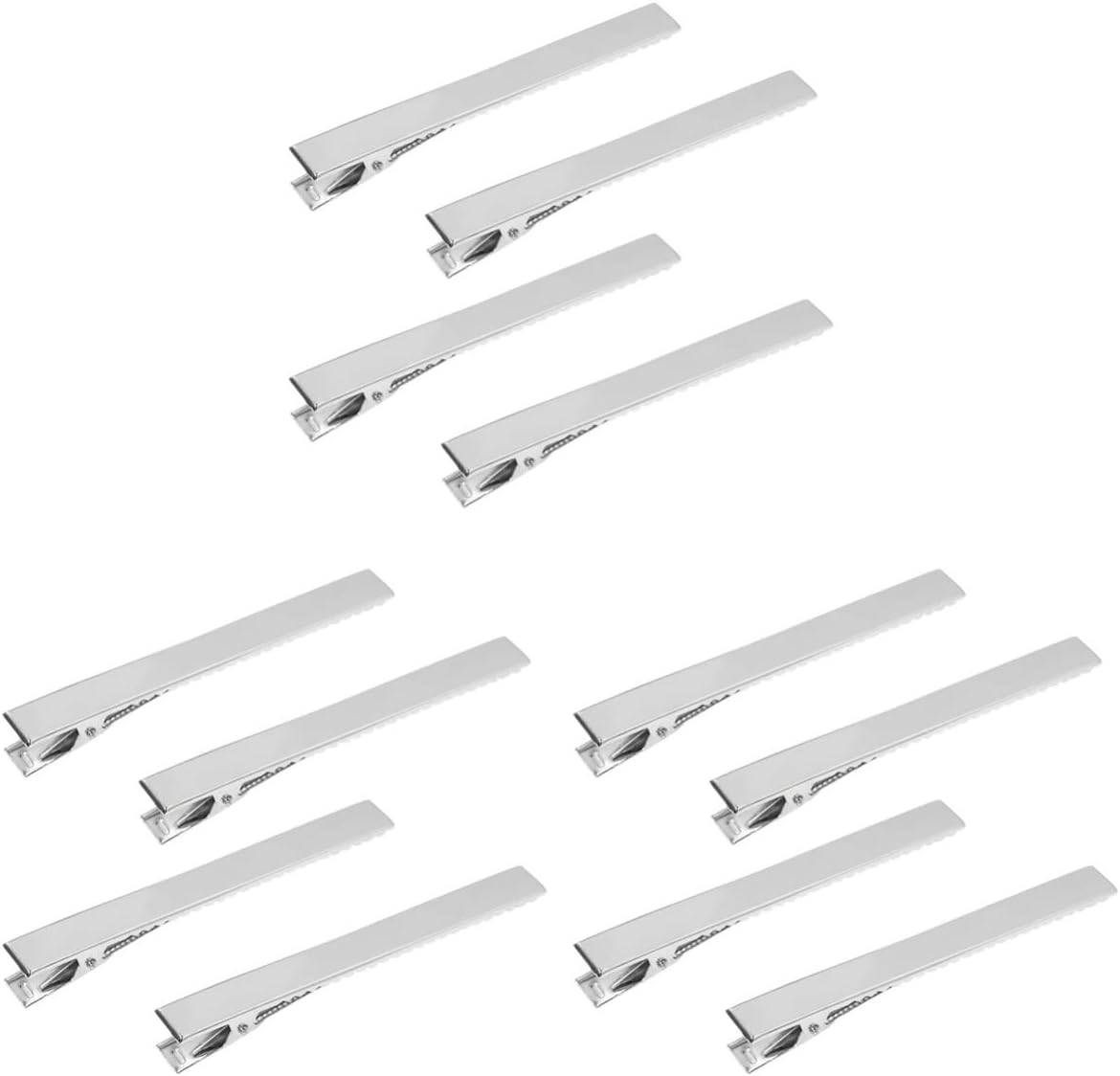 Sectioning Hair Clips 300pcs DIY Hair Hairbow Crocodile for Silver Alligator Clip Accessories