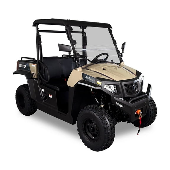Hisun Sector 250 Sand/Tan 2-Seater 16 HP 229cc UTV with Accessories
