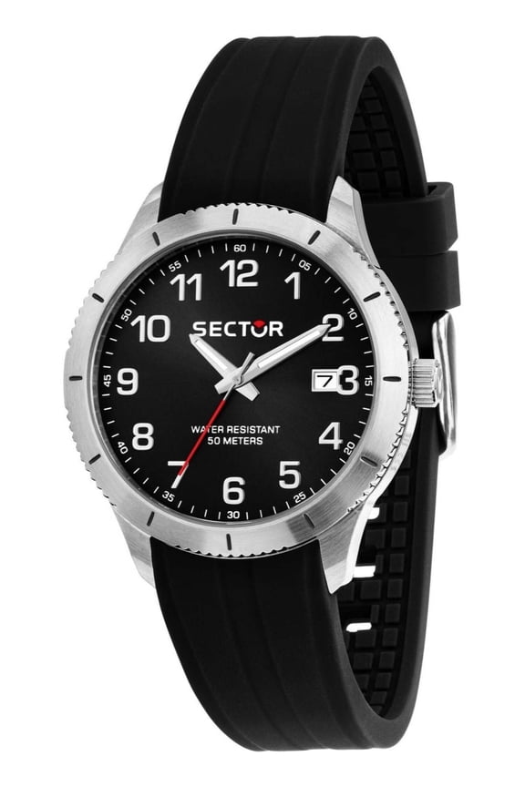 Sector 270 Silicone Strap Black Dial Quartz R3251578014 Men's Watch