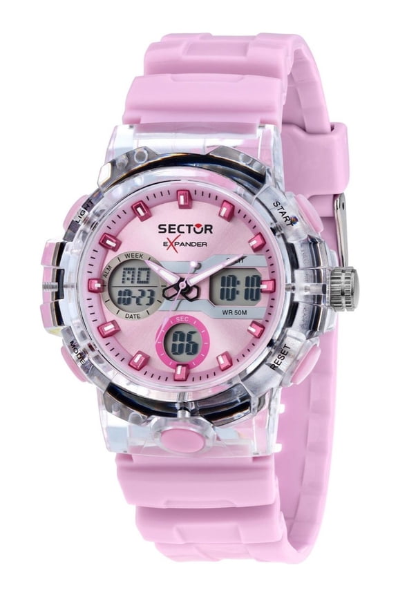 Sector Ex-46 Silicone Strap Purple Dial Quartz R3251242501 Women's Watch