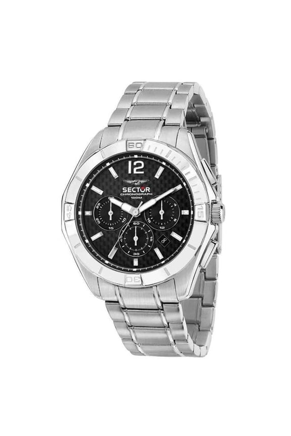 R3273636003- 790 Chronograph Stainless Steel Black Dial Quartz 100M Mens Watch, Black - Adult