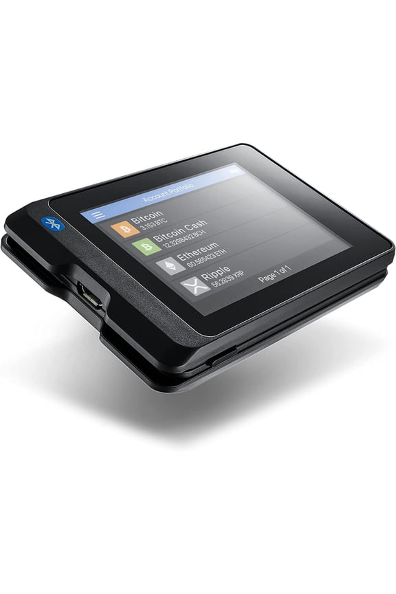 W20 Crypto Hardware Wallet with Bluetooth, Black