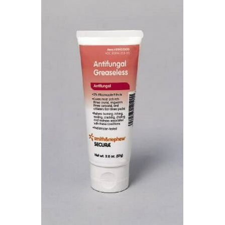 Secura 2% Strength Antifungal Cream 2 oz. Tube, Pack of 2