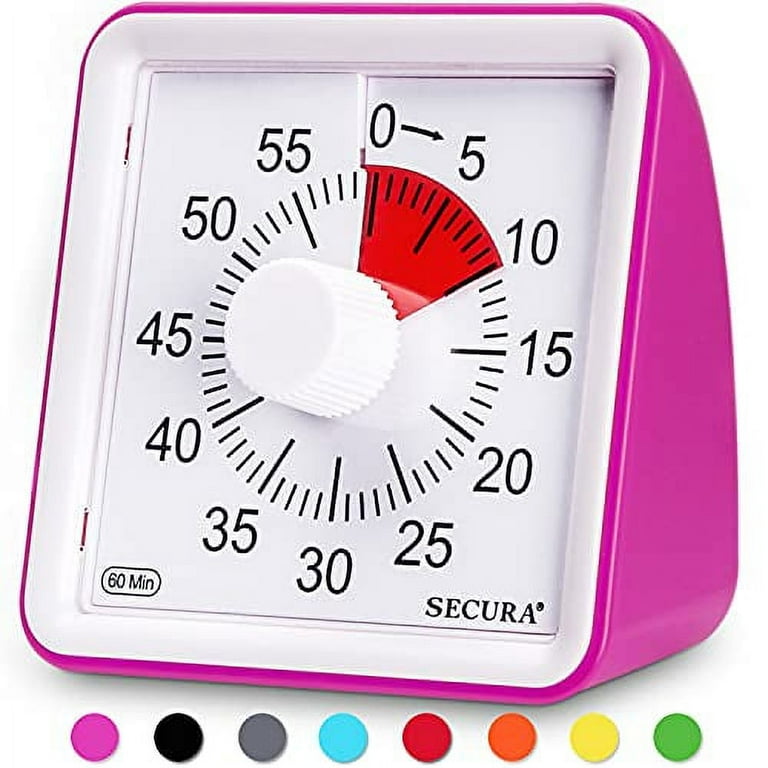  V TOWER Visual Countdown Timer, Mute Low and Loud Alert for  Adults Kitchen, Kids, Classroom, Gym: Home & Kitchen