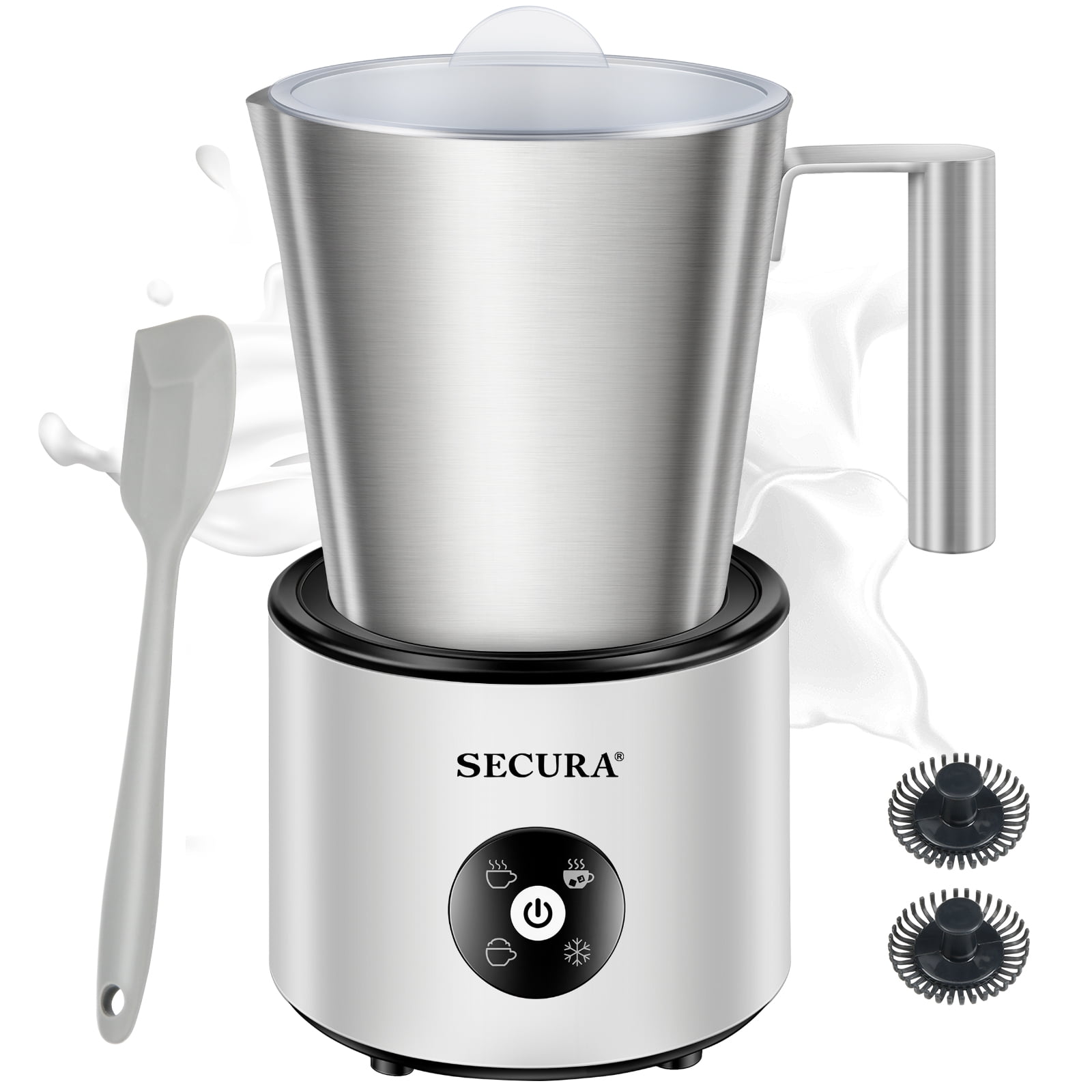 REVIEW Secura Detachable Milk Frother for Coffee Latte Cappuccino Hot  Chocolate 