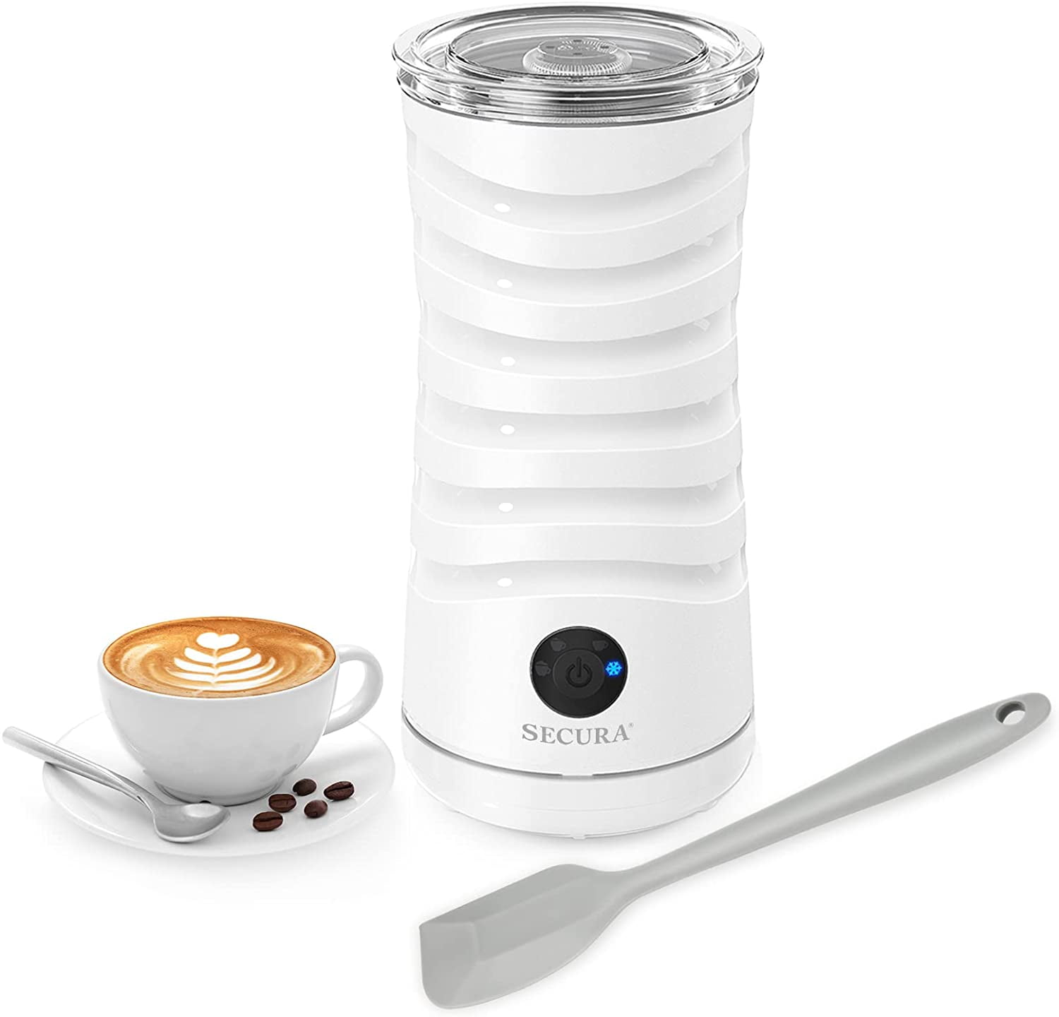 Milk Frother, 240ml Electric Milk Steamer for Making Latte