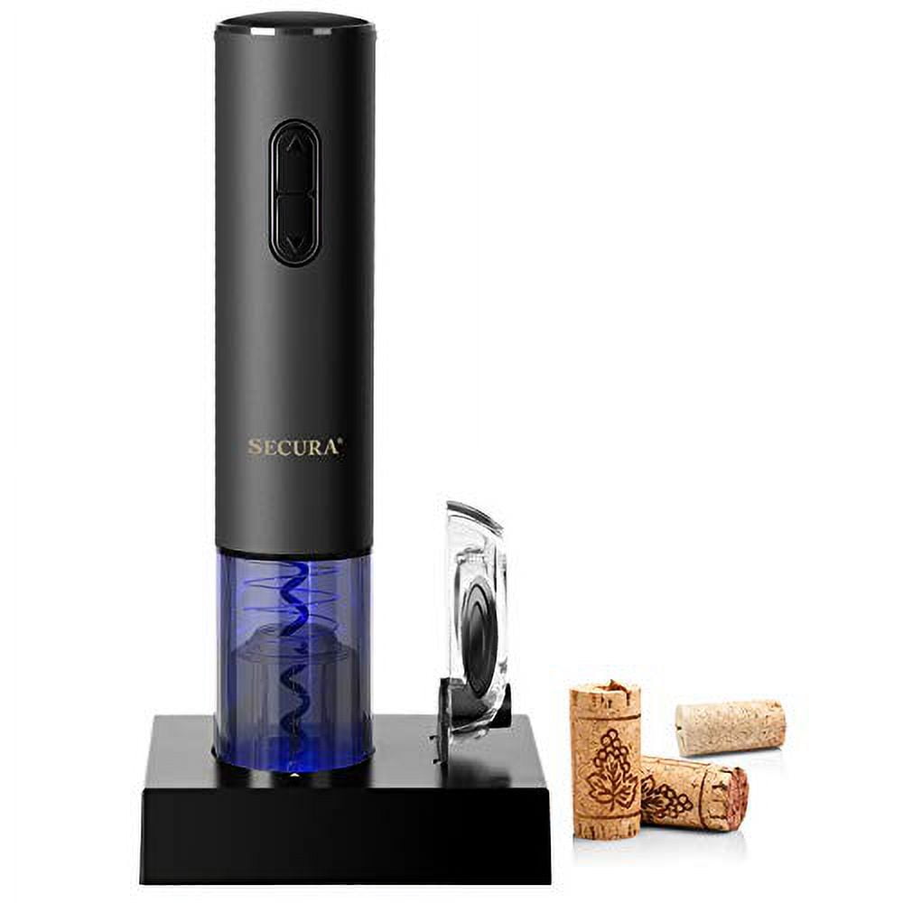Secura Electric Wine Opener, Automatic Electric Wine Bottle Corkscrew