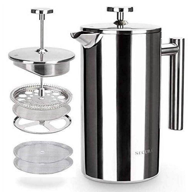SALE: Stainless Steel French Press Coffee Maker (34 oz.)