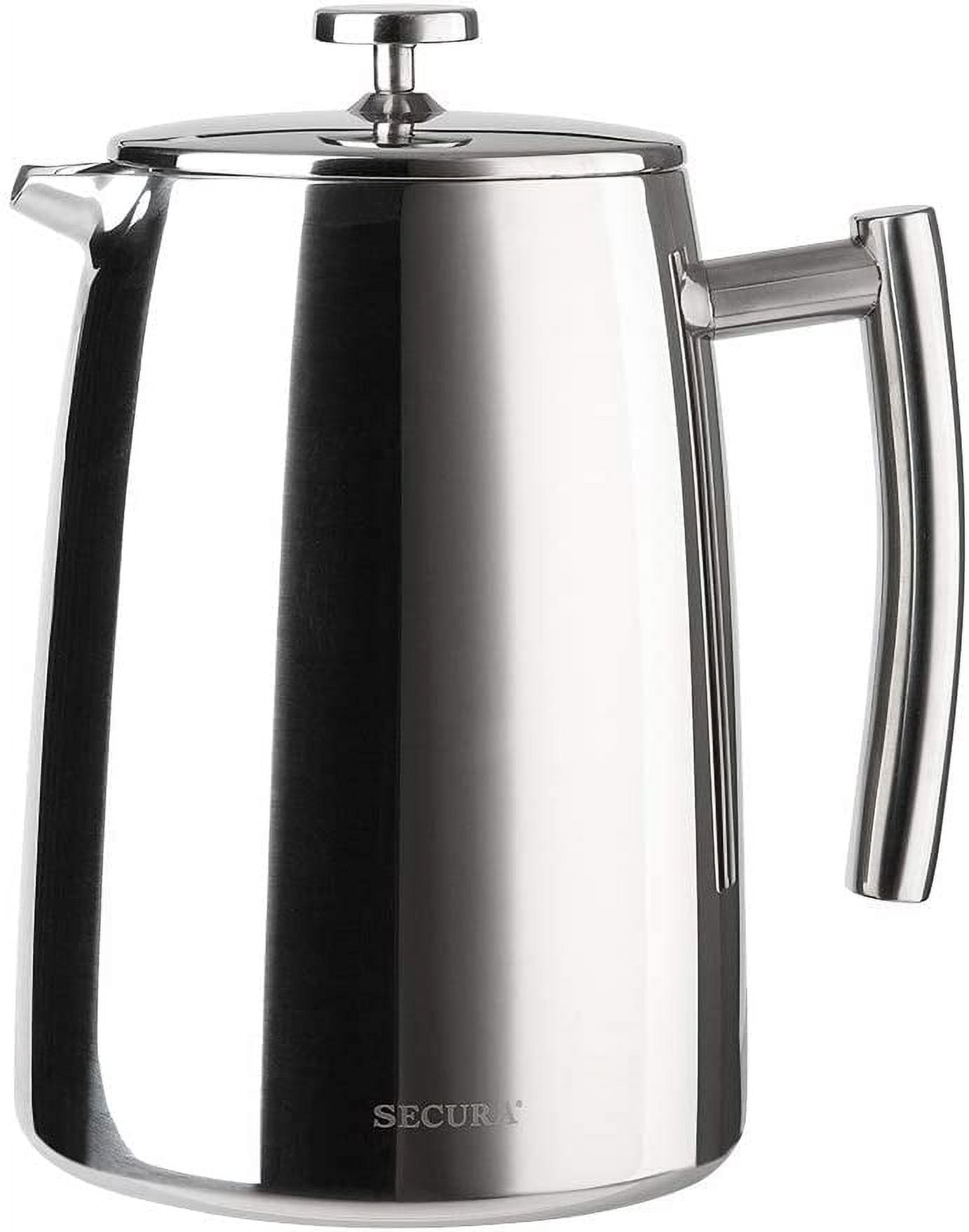 Secura French Press Coffee Maker, 50-Ounce, 18/10 Stainless Steel