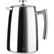 Secura French Press Coffee Maker, 50-Ounce, 18/10 Stainless Steel Insulated Coffee Press with Extra Screen