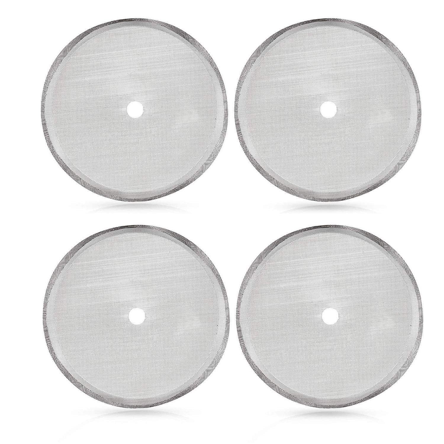Secura French Press Replacement Screens, Stainless Steel Reusable Mesh