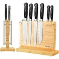 thumbnail image 1 of Secura Magnetic Knife Block Double side Knives Holder Bamboo Knife Stand for Kitchen Cutlery Display Rack and Organizer with Acrylic Shield Double Side Storage Strongly Magnetic,12 inch, 1 of 8
