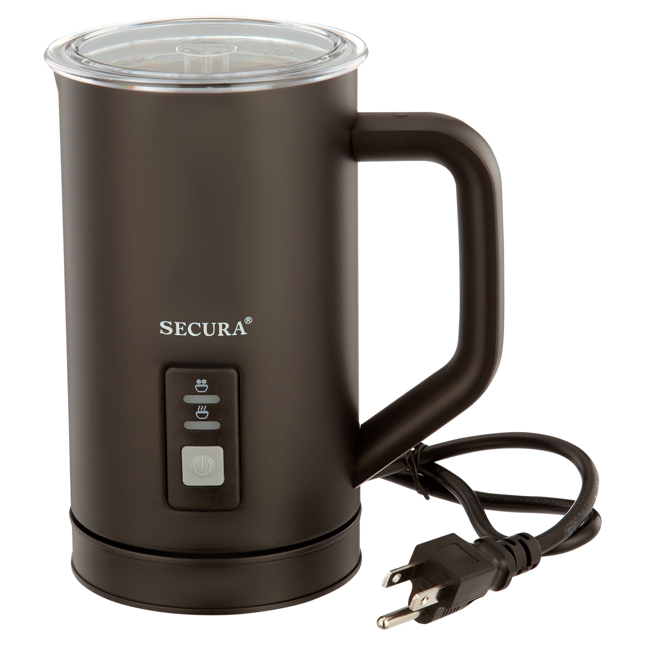 Secura Milk Frother, Electric Milk Steamer Stainless Steel, 8.4oz/250ml Automatic Hot and Cold